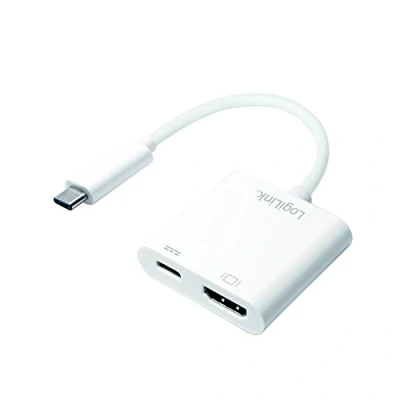 Abbildung von LogiLink 0.14m, 2xUSB C/HDMI HDMI Adapter
