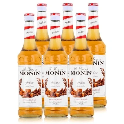 Abbildung von Monin Sirup Praline Nuss, 0,7L, 3er Pack