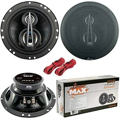 Abbildung von LANZAR Lautsprecher DIFFUSERS MX63 MX 63 VON 16,50 cm 165 MM 6.5&quot; 400 WATT RMS UND 800 MAX EIN NEIGUNGSPAAR System ATISIEREN ZU KOAXIALEN 3 STRASSEN FUR UNTERKUNFT Standard Automobil