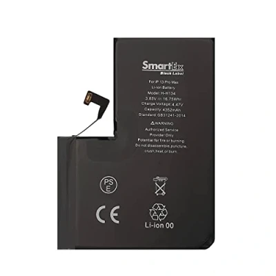 Abbildung von Smartex® Black Label Akku Batterie kompatibel mit iPhone 13 Pro MAX 4352 mAh 2 Jahre Garantie