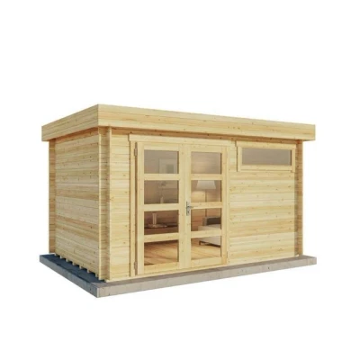 Abbildung von Alpholz Gartenhaus Leandro 28, BxT: 394x268 cm, B 394 x T 268 H 217 cm