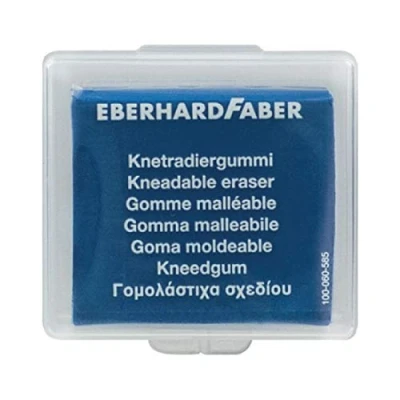 Abbildung von 18 x Eberhard Faber Knetradiergummi 38x9x45mm Kunststoff grau