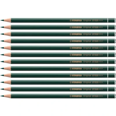 Abbildung von Premium Buntstift STABILO Original 12er Pack chromoxidgrün dunkel