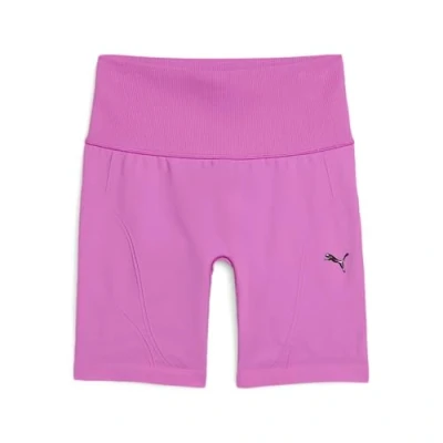 Abbildung von Puma SHAPELUXE Seamless High Waist Radlershorts Damen Wild Berry Größe: XS