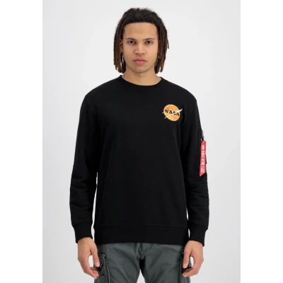 Abbildung von Alpha Industries Sweatshirt, Herren, Größe: Small, Schwarz
