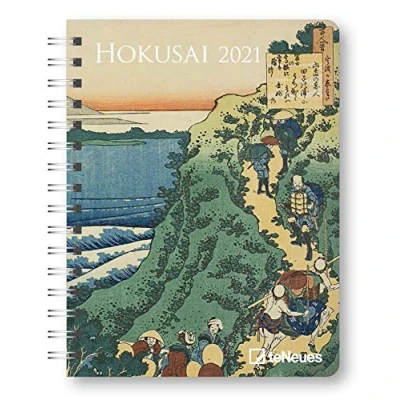 Abbildung von Hokusai 2021 Diary Buchkalender Taschenkalender Kunstkalender 16,5x21,6:
