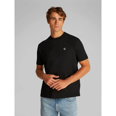 Abbildung von Calvin Klein Jeans Serif FONT Graphic TEE Unisex Tshirt print, Größe: Medium, Black
