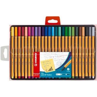 Abbildung von STABILO Fineliner point 88 0,4 mm 25er Etui