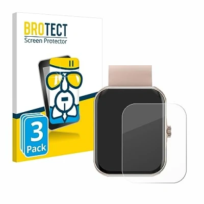 Abbildung von BROTECT Schutzglas für Mutoy Smartwatch 1.83&quot; (3 Stück) Schutzfolie Panzer Folie Glas [Extrem Kratzfest 9H, Anti Fingerprint