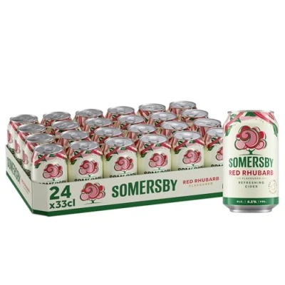 Abbildung von Somersby Red Rhubarb Cider, Dose Einweg (24 x 0.33 L)