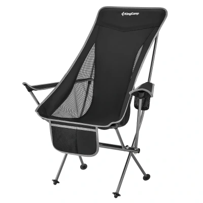 Abbildung von Campingstuhl Cataby Deluxe Camping Klappstuhl Strand Stuhl Faltbar Alu 120 kg