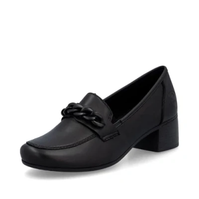 Abbildung von Rieker Damen Low Top Sneaker 41660, Frauen Halbschuhe,straßenschuhe,Strassenschuhe,Sportschuhe,Freizeitschuhe,Turnschuhe,schwarz (00),42 EU / 8 UK