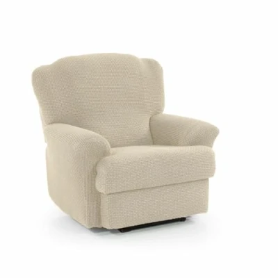 Abbildung von SOFASKINS® Sofabezug für Relaxsessel, super elastisch, mit einzigartigem Design, atmungsaktiv und langlebig, einfach anzubringen, Größe 70 90 cm, Beige