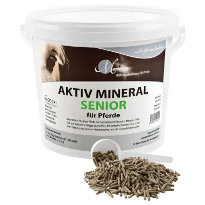 Abbildung von AKTIV MINERAL SENIOR Hochwertiges Mineralfutter für ältere Pferde 4kg