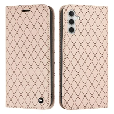 Abbildung von Hülle Kompatibel with Samsung Galaxy S23 Ultra，Samsung Ultra PU Leder Wallet Ständer Case, Handyhülle Schutzhülle Protective Case für Pink