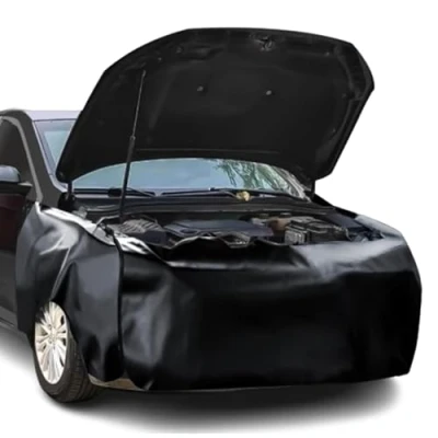 Abbildung von CZMYCBG Kfz Mechaniker, magnetische Kotflügel Abdeckung, Matte, Schutzmatte, schwarze Werkstatt Werkzeuge, Karosserie Schutzdecke for Reparaturarbeiten im Automobilbereich
