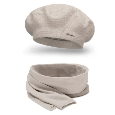 Abbildung von Vivisence SET Schal, Damen, Größe: One Size, Beige