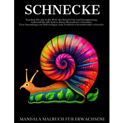 Abbildung von Schnecke Malbuch für Erwachsene: Mandalas Designs,Geschenke Tierliebhaber