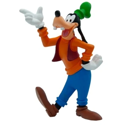 Abbildung von Bullyland 15346 Spielfigur Walt Disney Goofy, ca. 9 cm, detailgetreu, ideal als kleines Geschenk für Kinder ab 3 Jahren
