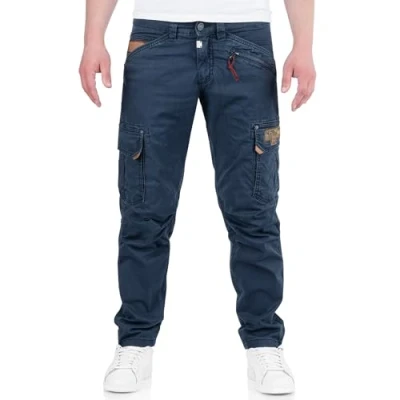 Abbildung von Timezone RogerTZ Roger Herrenhose Cargohose lässig modern (W31/L32, total Eclipse)