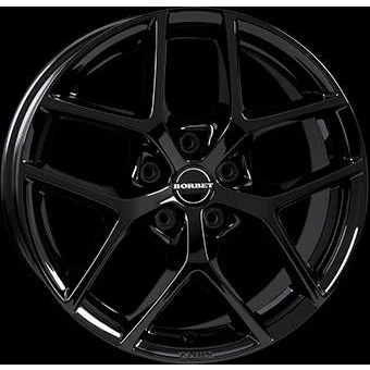 Abbildung von BORBET 5 loch 16Zoll 100mm Alufelge Y Schwarz glänzend 497266 Felge