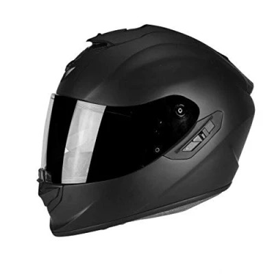 Abbildung von Scorpion Motorradhelm Exo 1400 Air Solid Mat, Größe L, Noir