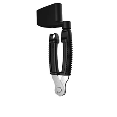 Abbildung von D&#039;Addario Accessories Bass Pro Winder Gitarrensaitenwickler, Gitarrensaitenschneider Ultimatives Ergonomisches All in One Gitarrenwerkzeug zum Einspannen Schwarz