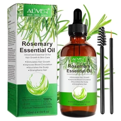 Abbildung von ALIVER Haaröl Rosmarinöl Ätherisches Haarwachstum Bio Vegan 120ml Aliver, 1 tlg., veganes Produkt