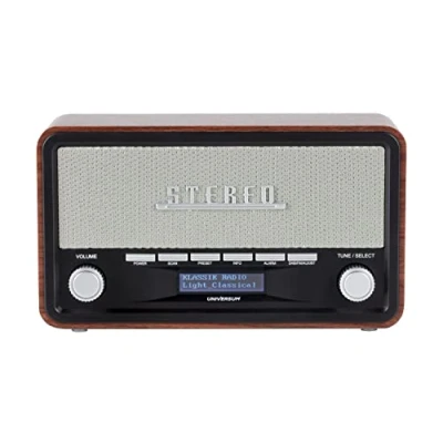 Abbildung von UNIVERSUM DAB+ Radio, Stereoanlage mit Bluetooth, AUX und Weckfunktion DR 350 21