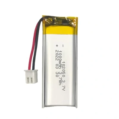 Abbildung von Lithium Polymer Akku 3.7V 1000mAh 102050 Wiederaufladbarer Lipo Ion mit XH2.54 Stecker für RC Drohne Flugzeug Zubehörteil