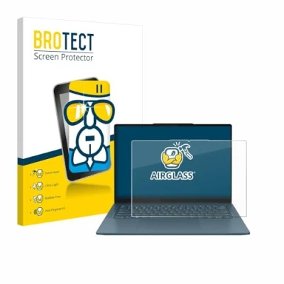 Abbildung von BROTECT Schutzglas für Lenovo Yoga Pro 7i Gen 9 14&quot; Schutzfolie Panzer Folie Glas [Extrem Kratzfest 9H, Anti Fingerprint, Ultra Transparent]