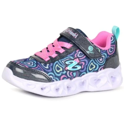 Abbildung von Skechers Heart Lights Sneaker low navy/multicoloured für Kinder, Größe: 29, Navy/multi coloured Schuhe