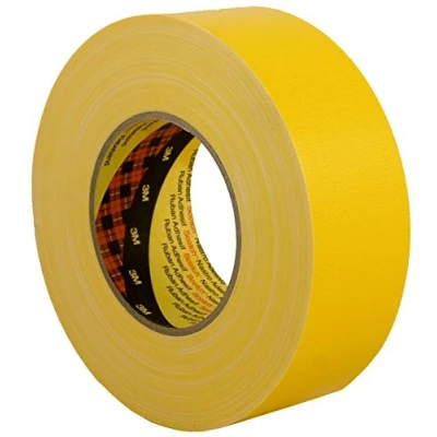 Abbildung von 3M Premium Gewebeklebeband 389, gelb, 25 mm x 50 m (36 er Pack)