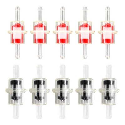 Abbildung von AISEN 10 Stück Kraftstofffilter Benzinfilter Klein Transparent mit 6mm oder 8mm