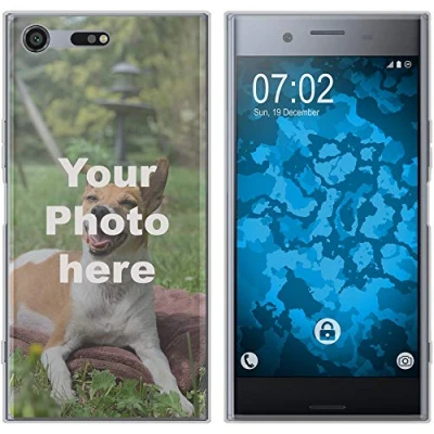 Abbildung von PhoneNatic Case kompatibel mit Xperia XZ Premium Personalisierte Handyhülle Clear zum selbst gestalten eigenem Foto