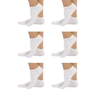 Abbildung von Calzitaly PACK 6 Pairs Cotton Socken, Größe: 43 46, White