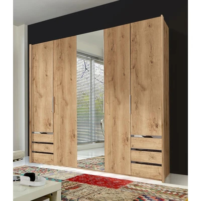 Abbildung von Wimex Kleiderschrank &quot;Level by fresh to go&quot;, mit Spiegeltüren und Schubladen