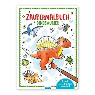 Abbildung von Trötsch Malbuch Zaubermalbuch Dinosaurier: Ausmalbuch (Dinosaurierwelt: Alles rund um die Dinos)