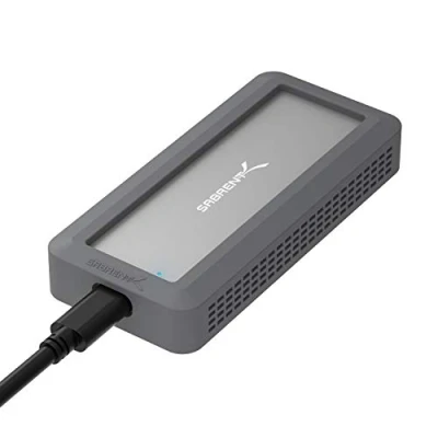 Abbildung von SABRENT NVMe Gehäuse, m2 SSD Adapter 10Gbps (M Key) Robustes wasserdichtes [IP67] (EC WPNE)
