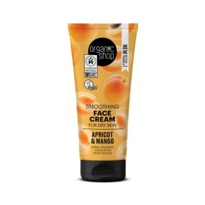 Abbildung von Organic Shop Leichte tägliche Gesichtscreme für trockene Haut, Aprikose und Mango (50 ml)