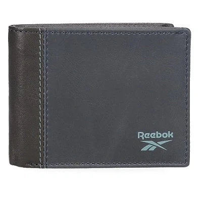 Abbildung von Reebok Division Horizontale Geldbörse mit Geldbörse, blau, 11 x 8 1 cm, Leder, Talla única,