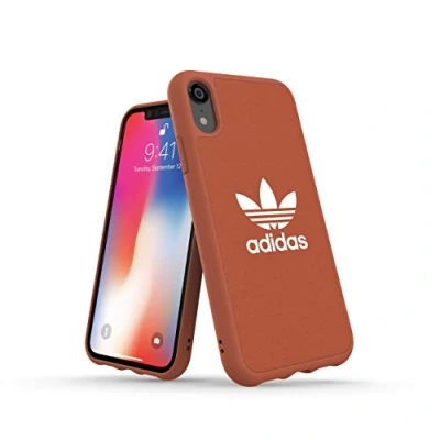 Abbildung von Adidas Originals Adicolor Moulded Case Dunkelrot für das iPhone Xr