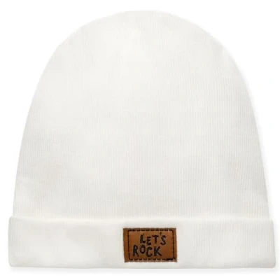 Abbildung von Pinokio Beanie Mütze Lets Rock, Ecru, Jungen, Gr 47 53(51)