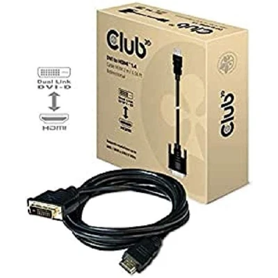 Abbildung von Club 3D CAC 1210 Kabel, DVI Stecker auf HDMI Stecker, 1.4, 2m schwarz