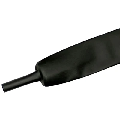 Abbildung von Lumonic Schrumpfschlauch Meterware 3:1 mit Kleber Schwarz Hier von: 40mm auf 13mm Dickwandiger Schrumfpschlauch in verschiedenen Größen