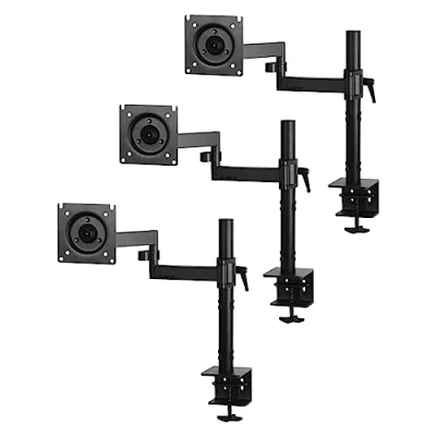 Abbildung von ARCTIC X1 (3er Bundle) Monitor Halterung für bis zu 40&quot;/43&quot; Ultrawide, 10 kg pro Arm, VESA 75x75/100x100, neigbar, schwenkbar, höhenverstellbar Schwarz