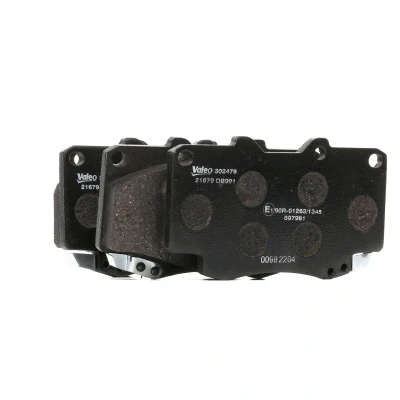 Abbildung von VALEO 302479 Bremsbelagsatz Vorderachse inkl. Verschleißwarnkontakt ohne Anti Quietsch Blech TOYOTA: HILUX 3 Pick up