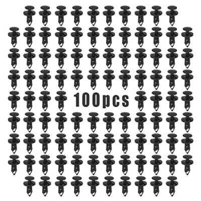 Abbildung von XPOOP 100 Stück Auto Spreiznieten, Kunststoff Nieten, Türverkleidung Klammern, Nieten Push Clips Befestigungen, Stoßstange Clips, Befestigungsclips