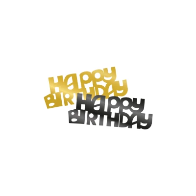 Abbildung von Konfetti Tischdekoration Happy Birthday pro 14 gramm
