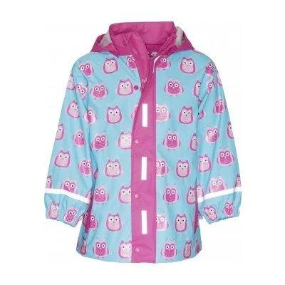 Abbildung von Playshoes Regenjacke Unisex Kinder Wind und wasserdicht Regenmantel Regenbekleidung, Eulen, 116